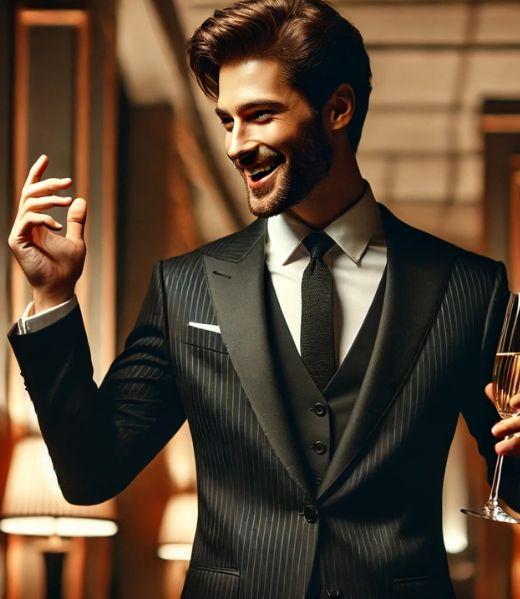 hombre celebrando hombre celebrando